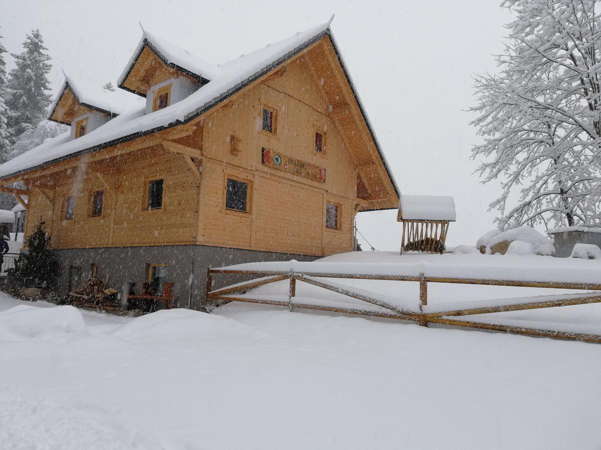 Koca Na Talezu Bed & Breakfast Ribno Exterior foto